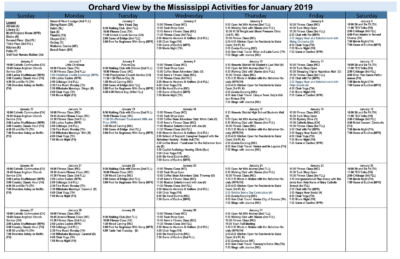 OVM – January Calendar 2019