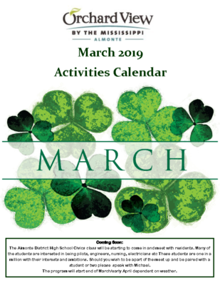 OVM – March Calendar 2019-Web