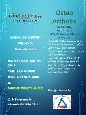 osteo Arthritis School of Support.0419