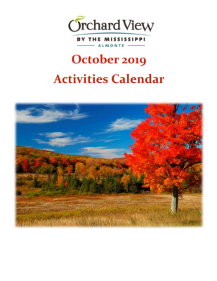 OVM – October Calendar 2019- 1