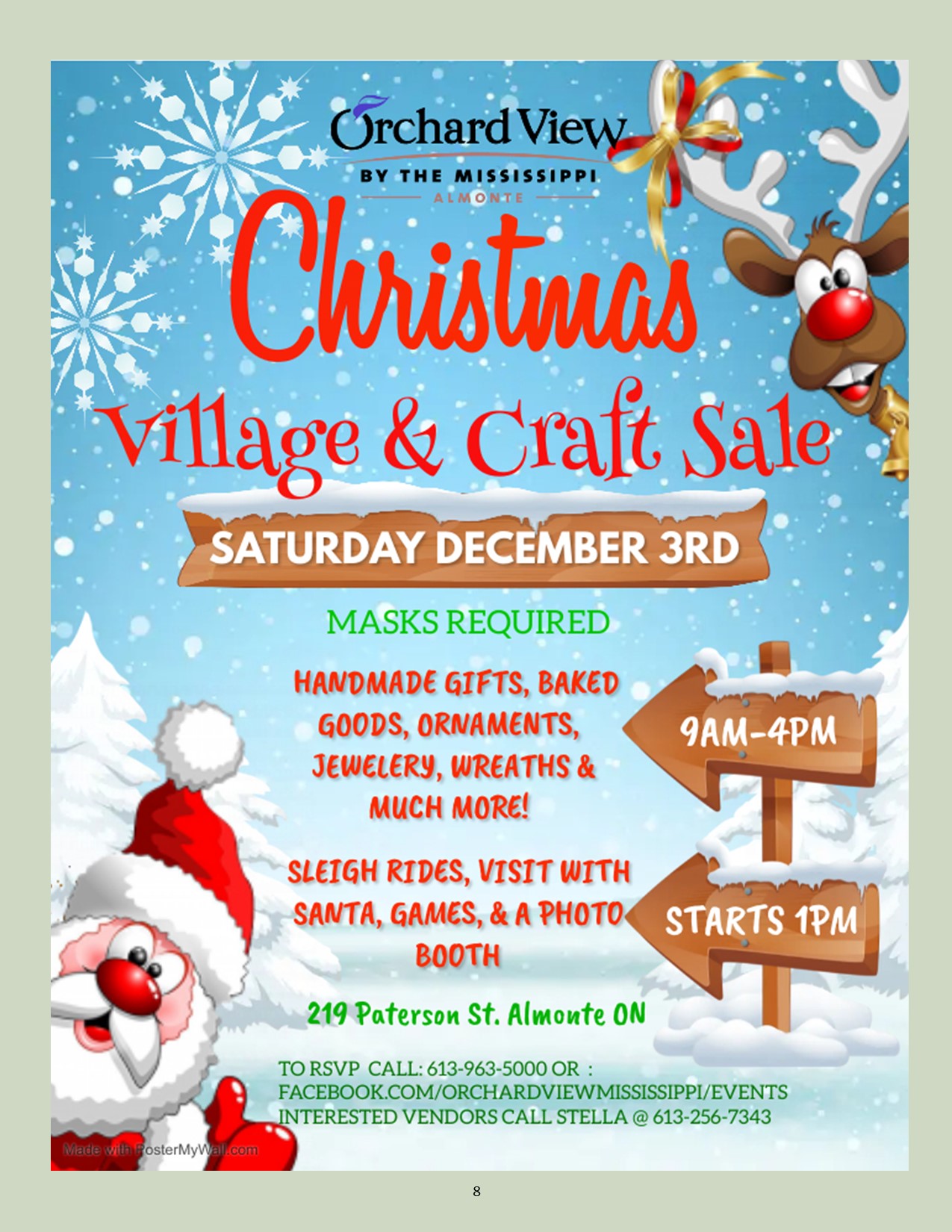 Christmas Village & Craft Sale - Orchard View Gardens by the Mississippi