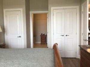 Orchard View By the Mississippi Town Home Master Bedroom closets