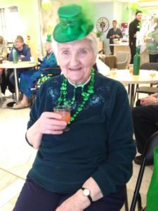 Orchard View's St.Patty's Day 2017- Our Irish Girl with her hat on!!