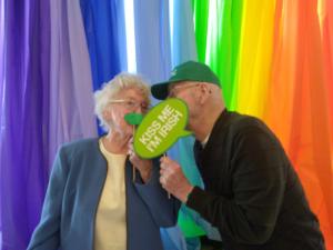 Orchard View's St.Patty's Day 2017- the Sutcliffe's Kissing by the Rainbow